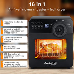 Geek Chef 1700W Convection Air Fryer Toaster Oven - Horizon Bliss