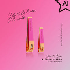 Almost Famous "Clip It" Rose Gold Nail Clipper Duo - Horizon Bliss