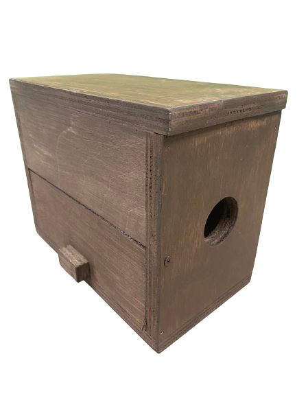 Squirrel House - Handmade Wood Chipmunk Nesting Box To Gather Nuts