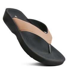 AEROTHOTIC - FLUMEN COMFORTABLE ARCH SUPPORT THONG SANDALS FOR WOMEN - Horizon Bliss