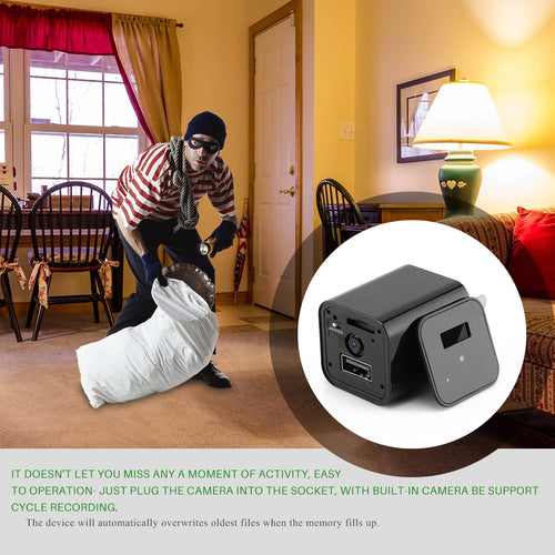 Hidden Camera HD 1080P USB Charger Home Security - Horizon Bliss