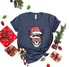 Mom Skull Christmas Shirt