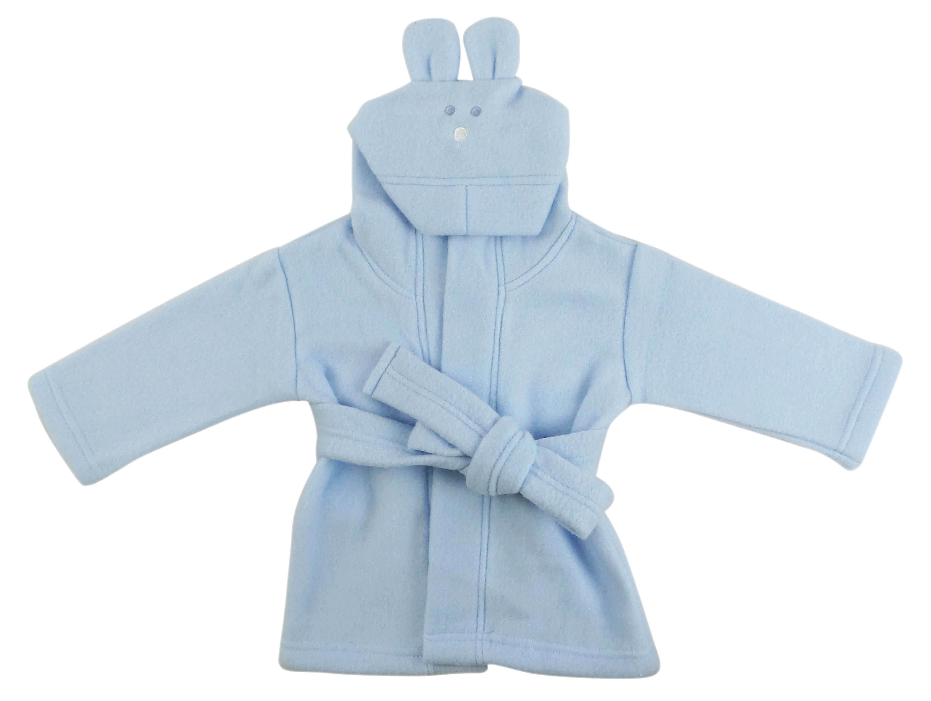 Bambini Fleece Robe With Hoodie - Horizon Bliss