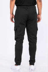 Cotton Blend Cargo Joggers - Horizon Bliss