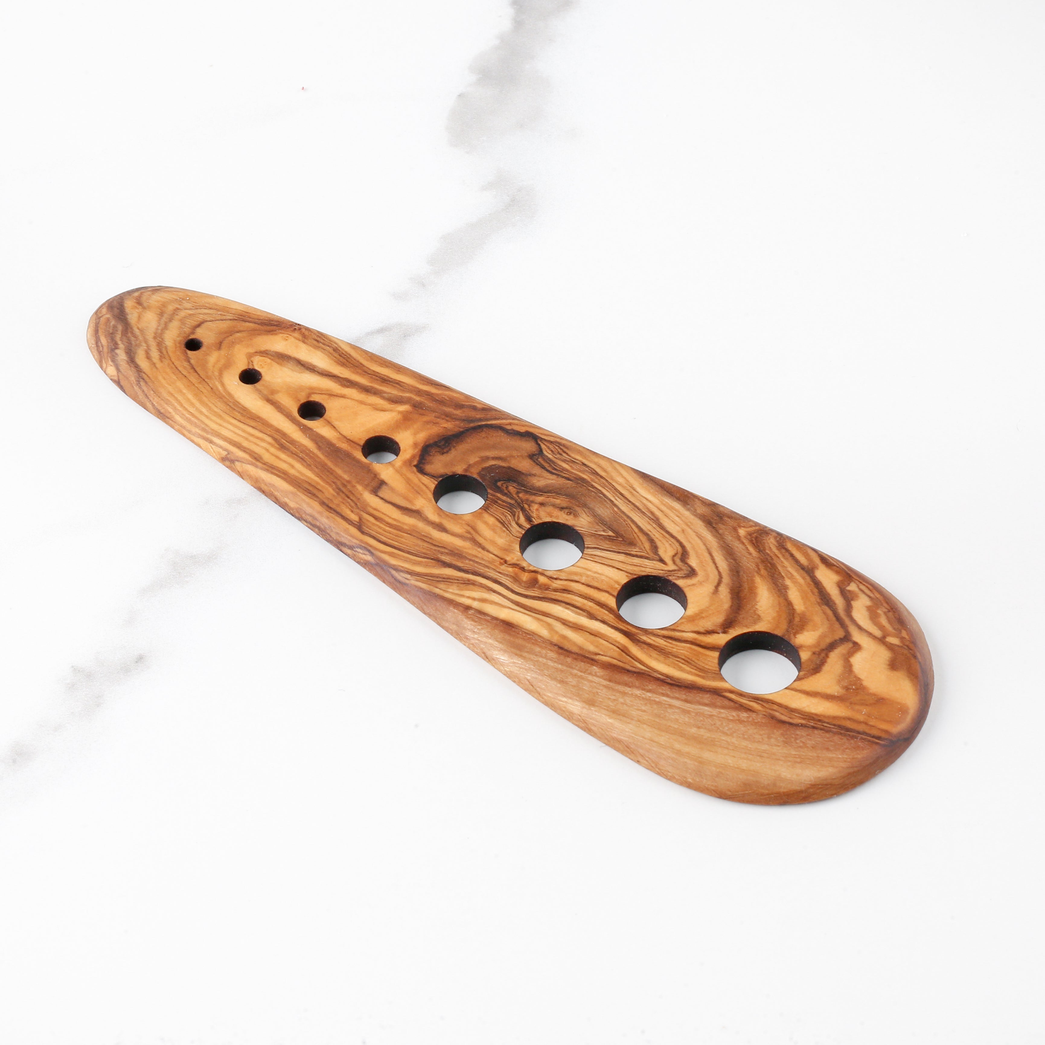 Handmade Olive Wood Herb Stripper | Eco-Friendly Cooking Accessory