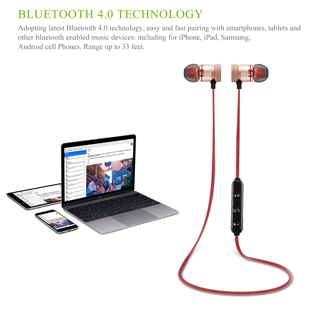 Wireless Bluetooth 4.0 Headset Sports Earphones - Horizon Bliss