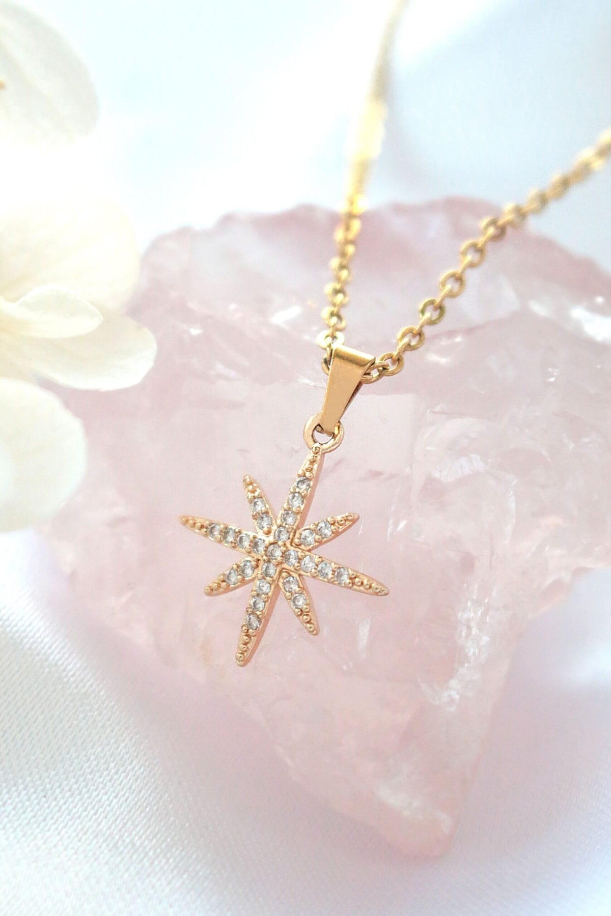 24 Karat Polaris Star Necklace - Horizon Bliss