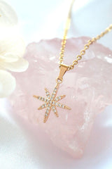 24 Karat Polaris Star Necklace - Horizon Bliss