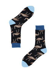 Sick Socks – Emu – Exotic Animals Casual Dress Socks - Horizon Bliss