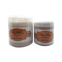 Apply Honey Champagne Scrub & Bath Soak Bundle - Horizon Bliss