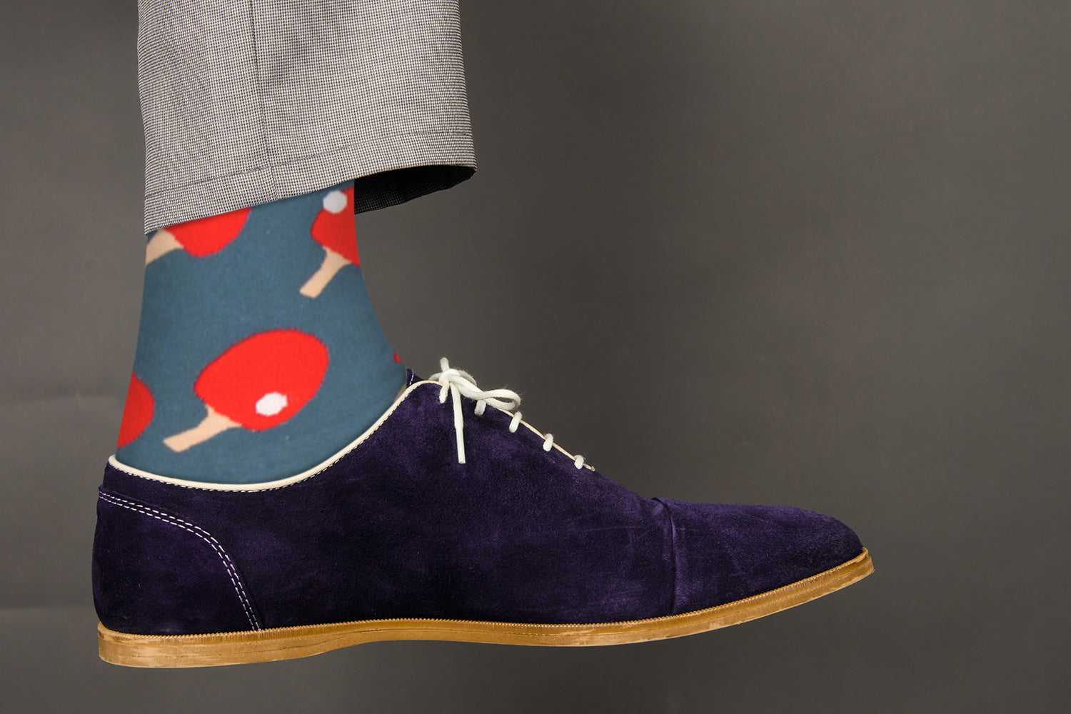 Sick Socks – Ping-Pong – Off The Wall Casual Dress Socks - Horizon Bliss