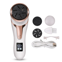 Electric Pedicure Tools Foot Care 3 Grinding Heads Waterproof Remove - Horizon Bliss