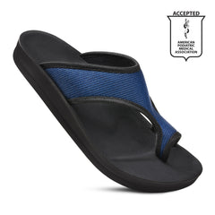 Aerothotic Aster Women's Comfortable Split Toe Slide Sandals - Horizon Bliss