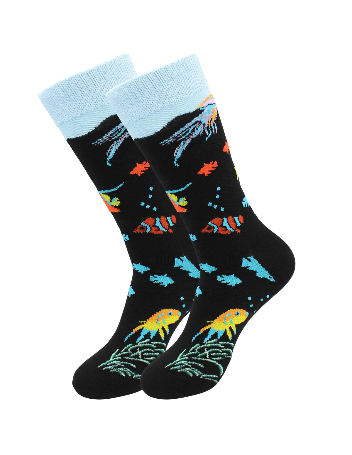 Sick Socks – Tropical fish – Exotic Animals Service Socks - Horizon Bliss