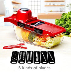 Stainless Steel 6 Blades Vegetable Slicer - Horizon Bliss