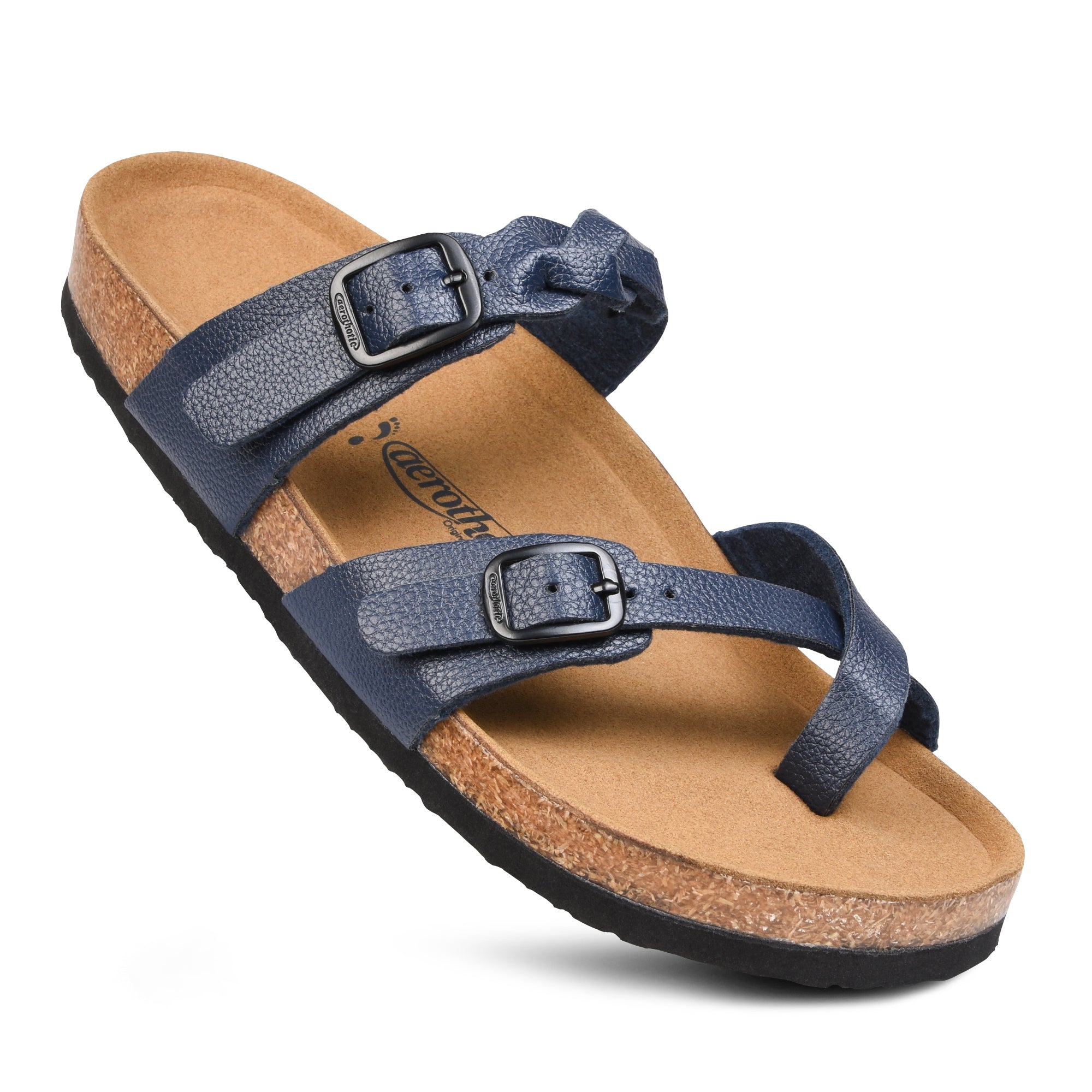 Aerothotic Irenic Women's Soft Footbed Strappy Slide Sandals - Horizon Bliss