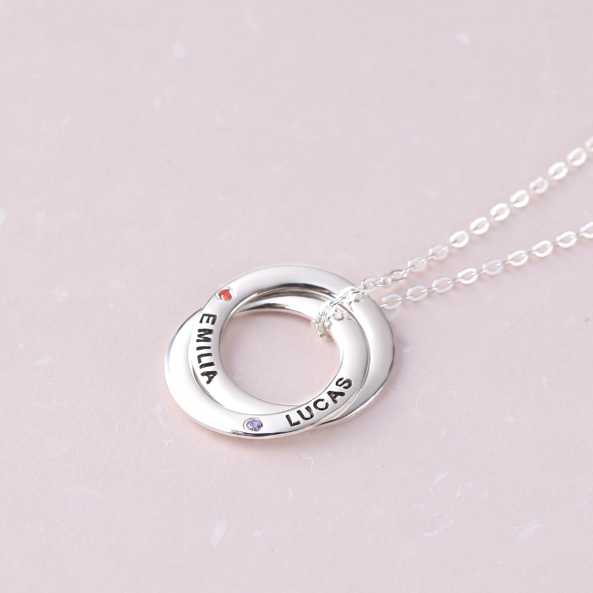 Mother Necklace Birthstone, Custom Mother Necklace, Gift From Daughter - Horizon Bliss