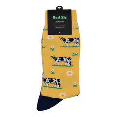 Cute Cotton Funny Animal Socks - Cow - For Men and Women - Horizon Bliss