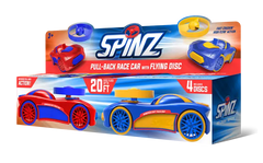 Spinz Pull Back Race Car with Flying Discs (2 Pack Assortment) - Horizon Bliss