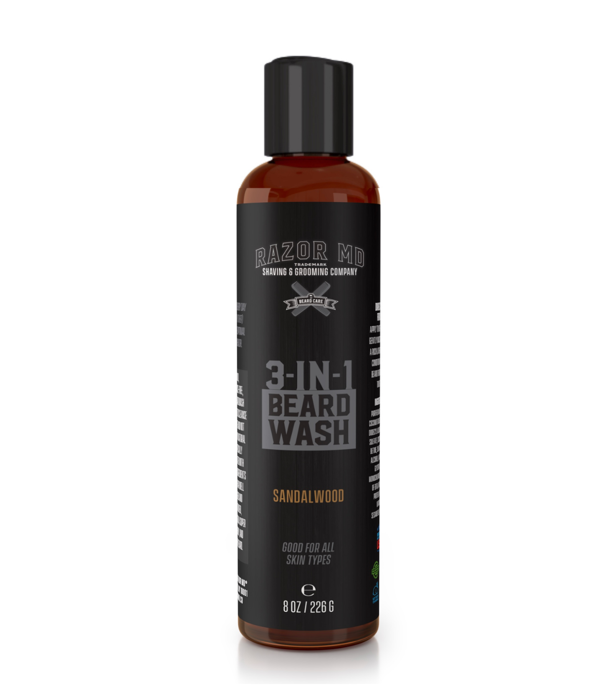 RAZOR MD 3 in 1 Beard Wash - 8oz - Horizon Bliss