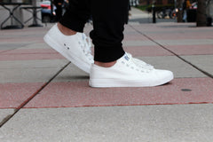 Retro Low Top All White Casual Summer Sneaker SB Canvas Shoes Unisex - Horizon Bliss