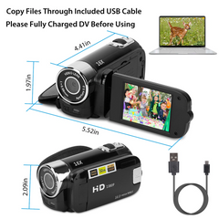 2.7in 16X Zoom DV Camera HD 1080P Digital Video Camcorder - Horizon Bliss