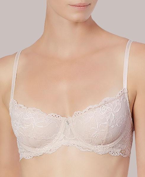 Lace Demi Cup Bra Montelle Intimates Flirt - Horizon Bliss