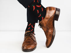 Cozy Designer Trending Food Socks - Chili Pepper for Men and Women - Horizon Bliss