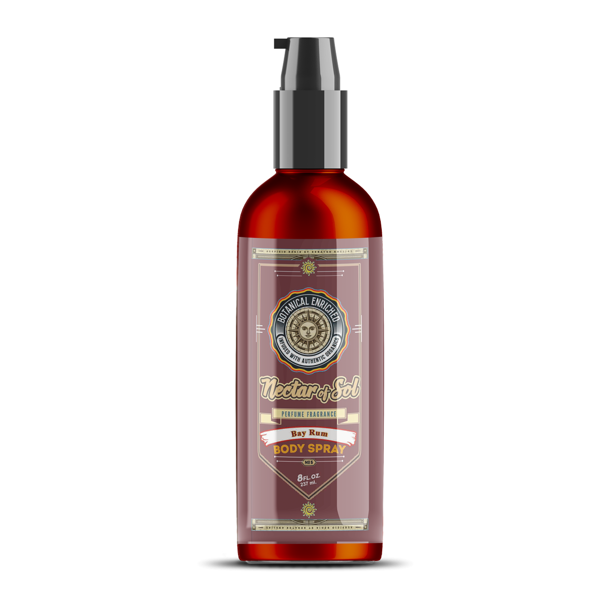 Nectar of Sol Bay Rum Perfume Body Spray 8 oz