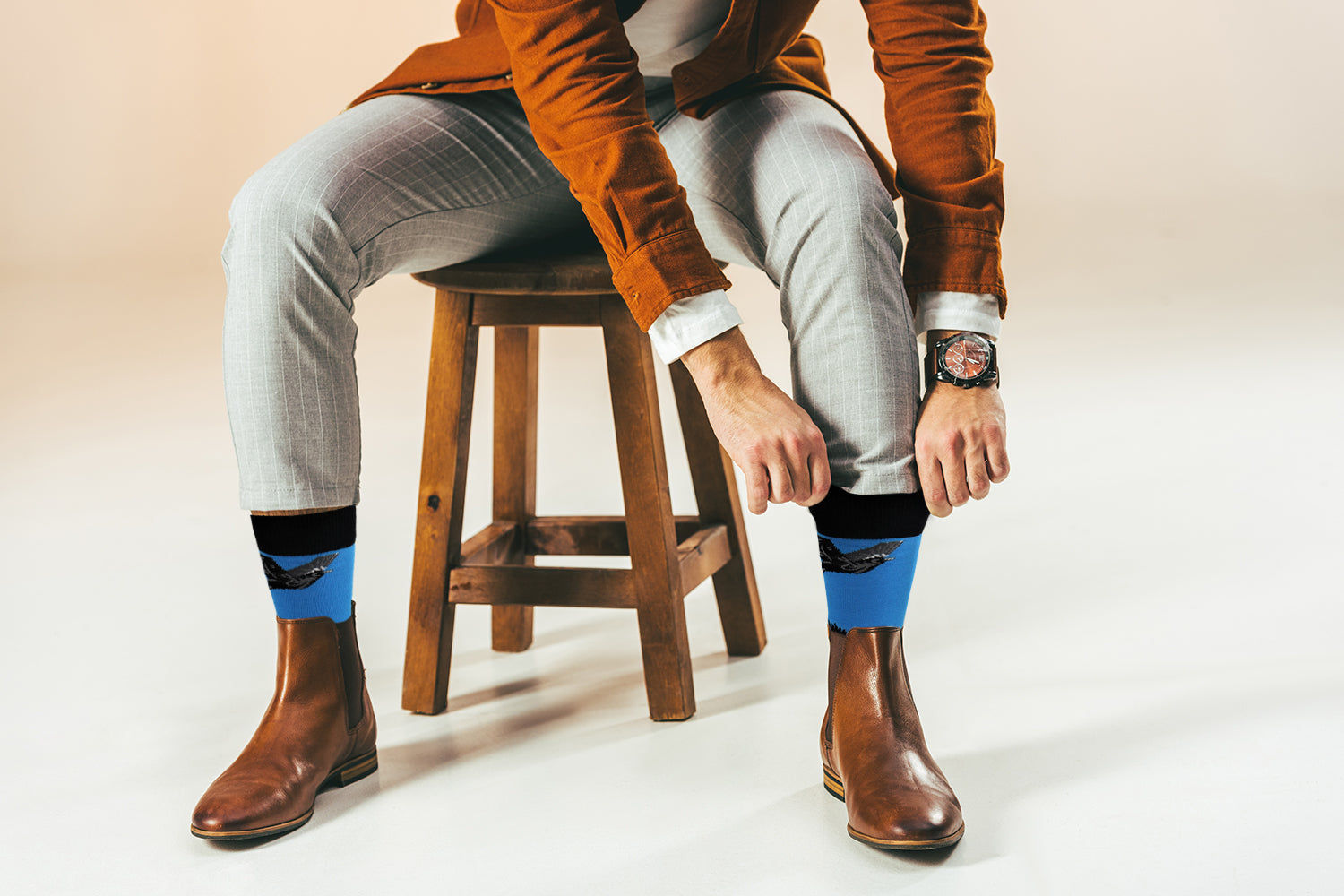 Sick Socks – Eagle – Exotic Animals Casual Dress Socks - Horizon Bliss