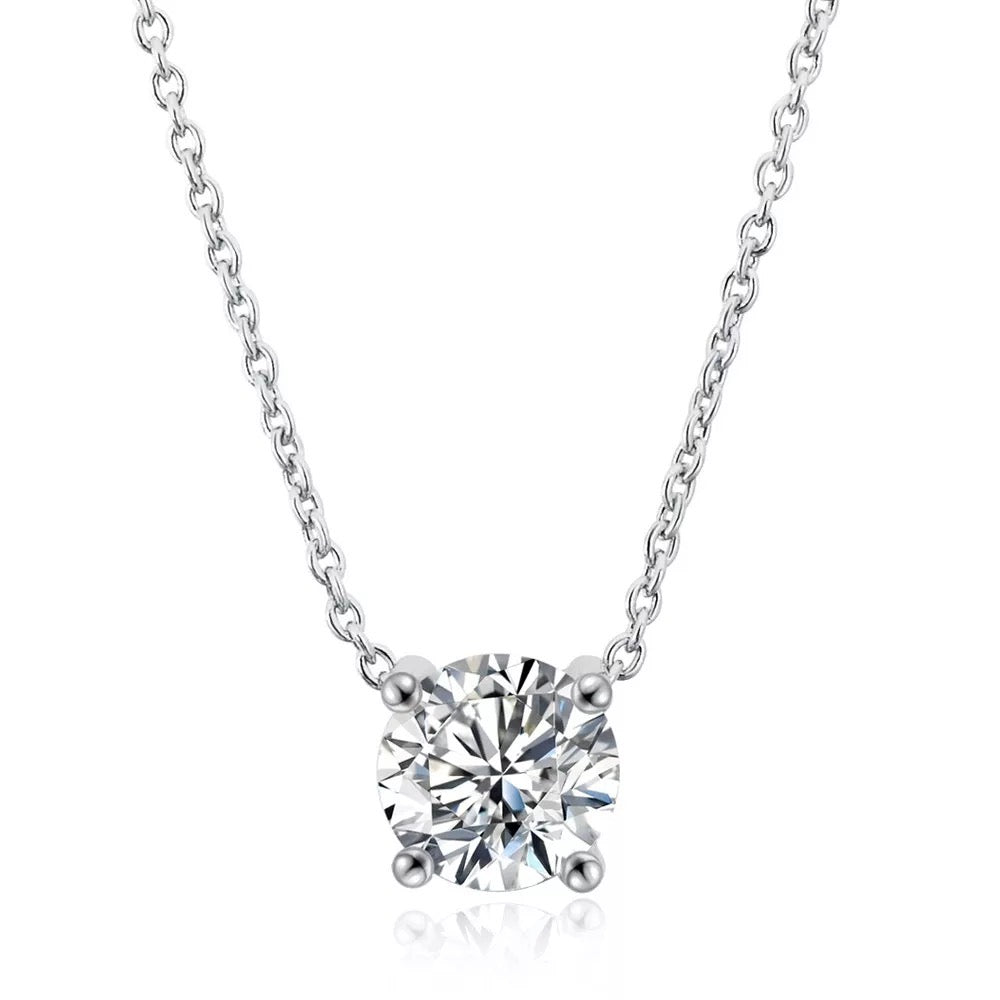 Classic Solitaire Necklaces. Silver or Gold. 10 necklaces per display. - Horizon Bliss