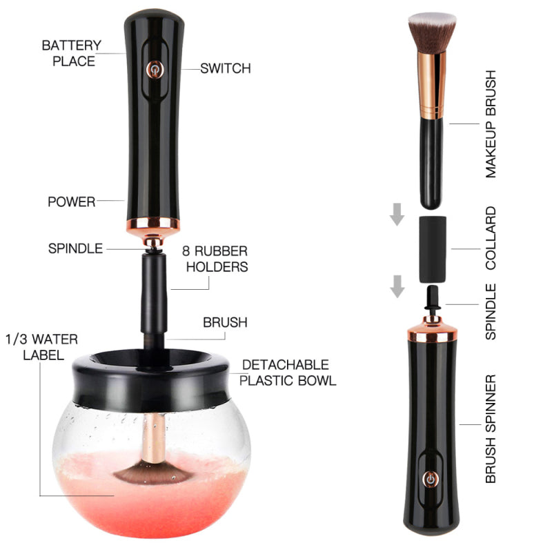 Beauty Cleaning makeup Tool Electric Makeup Brushes Cleaner