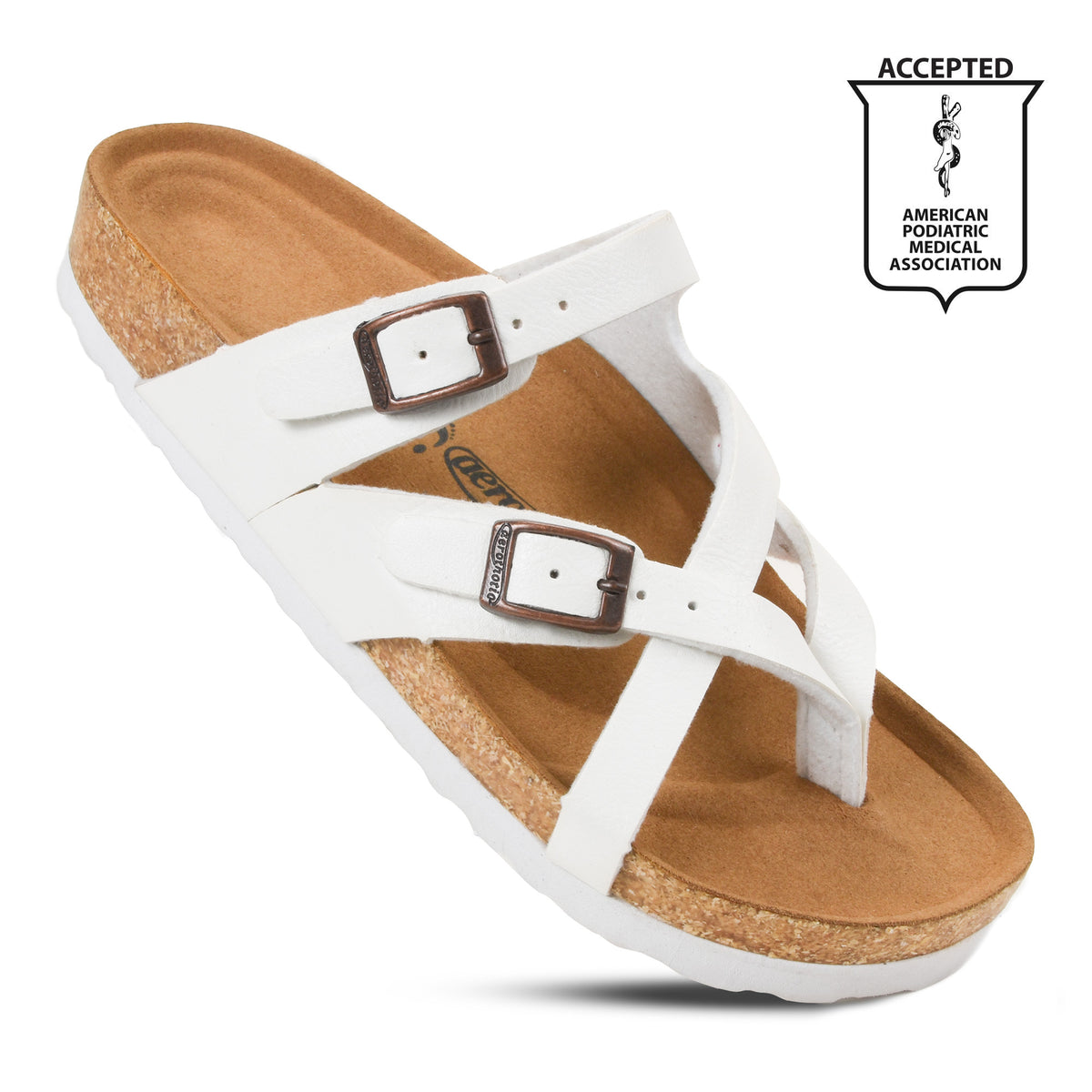 Aerothotic Celestis Women's Soft Footbed Strappy Slide Sandals - Horizon Bliss