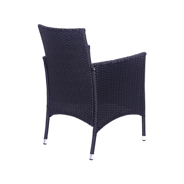 2pcs Single Backrest Chairs Rattan Sofa - Horizon Bliss