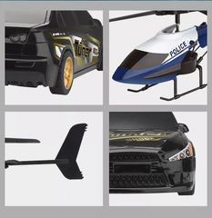 Hot Pursuit Set; I/R Police Helicopter & R/C Street Car - Horizon Bliss