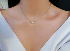 18 Karats Rose Gold Filled Necklace - Horizon Bliss