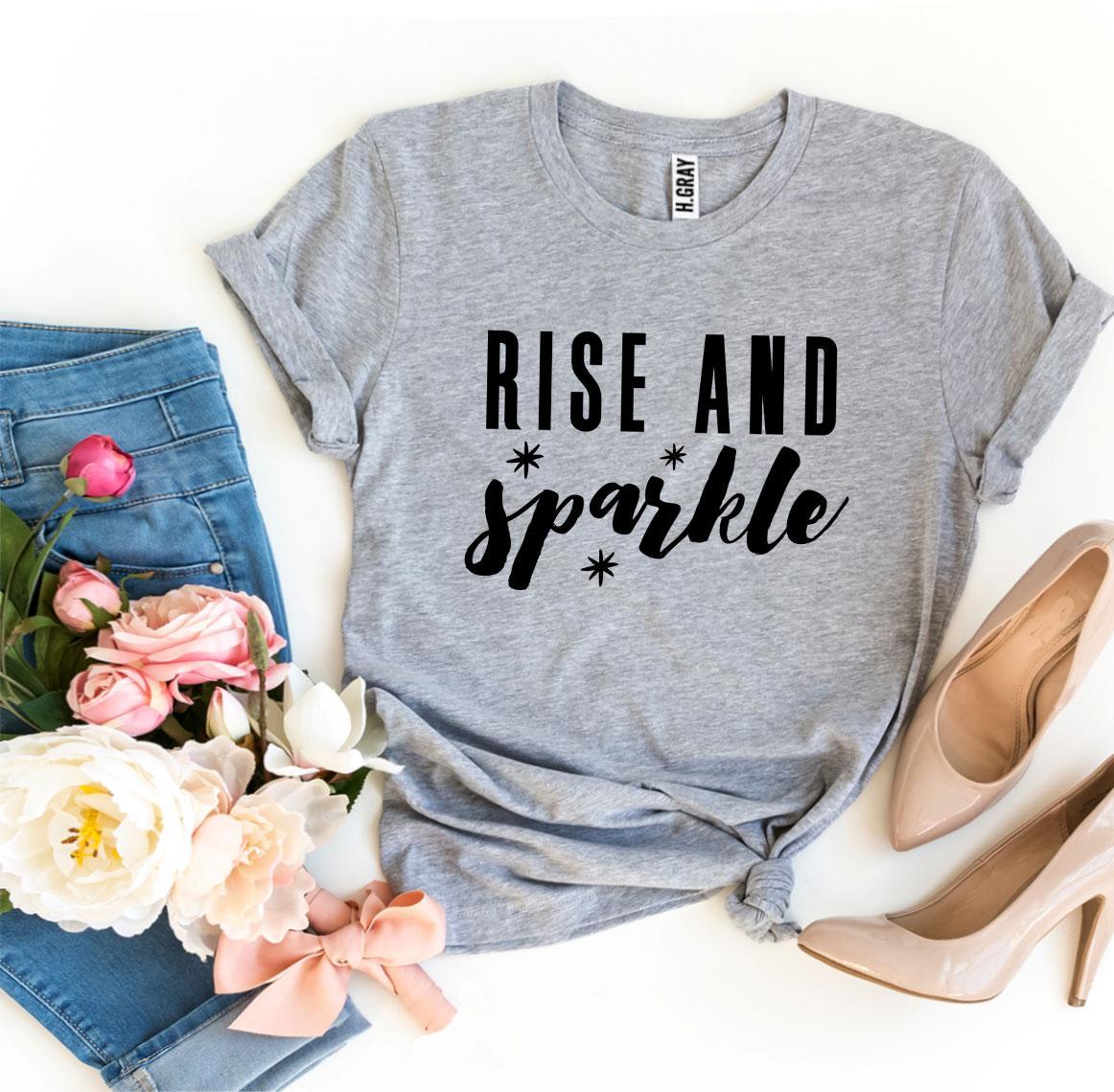 Rise And Sparkle T-shirt - Horizon Bliss