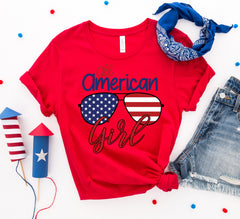 All American Girl T-shirt - Horizon Bliss