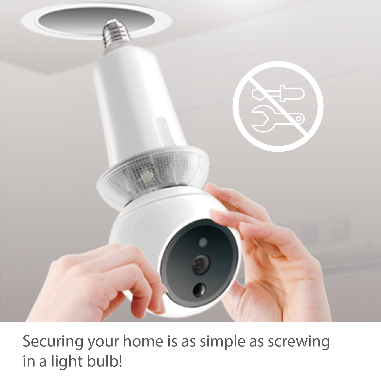 Zeus 360-Degree Indoor Camera - White, AI Detection, Night Vision - Horizon Bliss