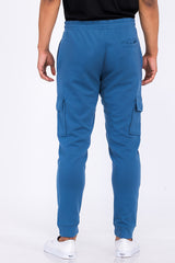 Cotton Blend Cargo Joggers - Horizon Bliss