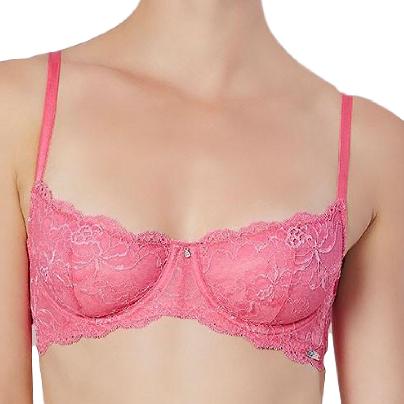 Lace Demi Cup Bra Montelle Intimates Flirt - Horizon Bliss