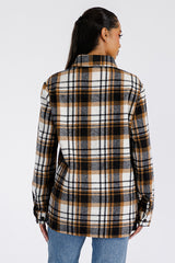 Boyfriend Oversized Soft Flannel Shacket - Horizon Bliss