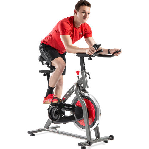 Indoor Cycling Bike 4-Way Adjustable Handlebar & Seat LCD Monitor - Horizon Bliss