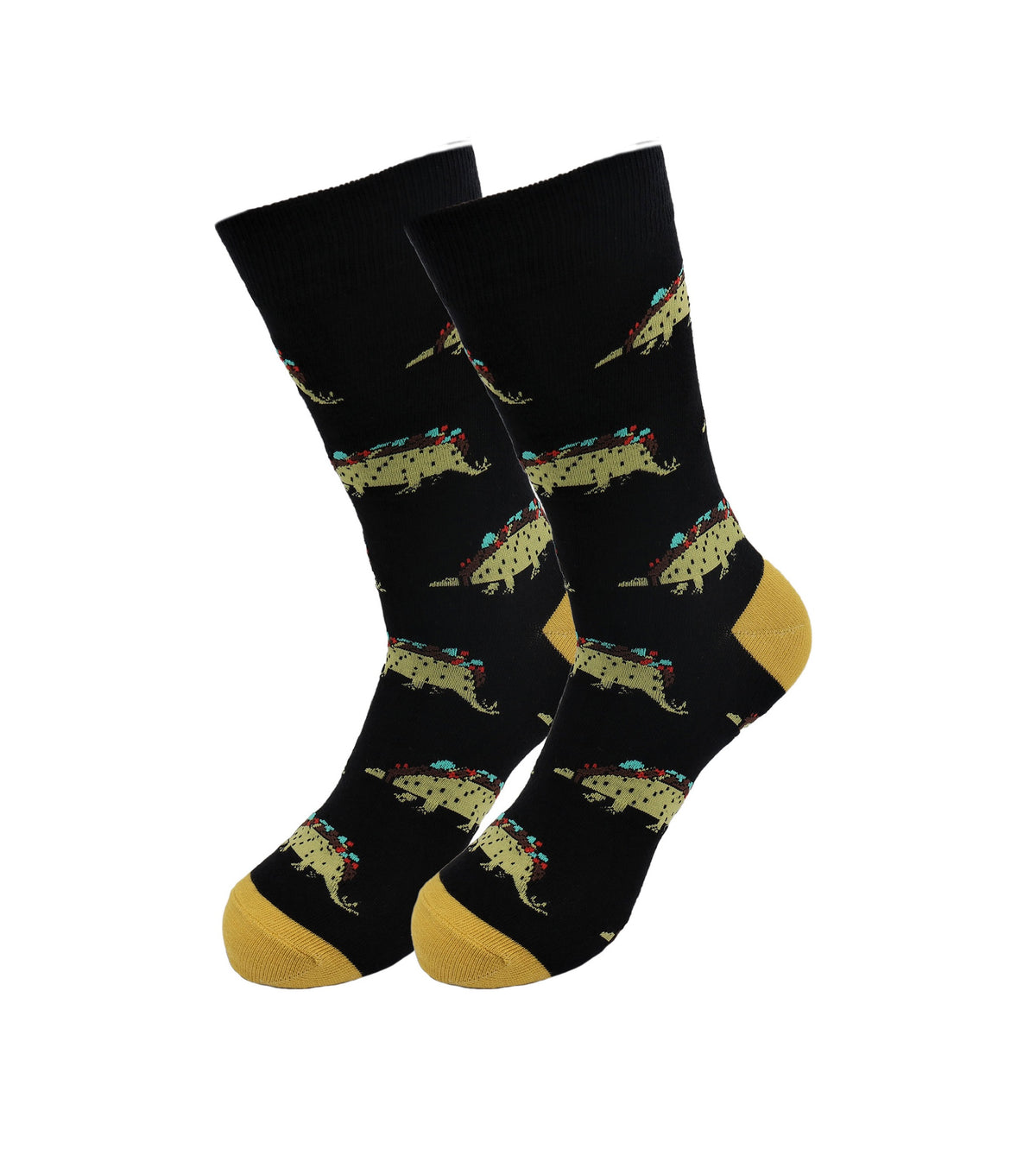 Sick Socks – Tacosaurus – Exotic Animals Casual Dress Socks - Horizon Bliss