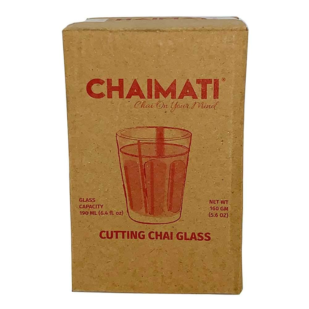 ChaiMati - Cutting Chai Tempered Glass Tea Cup - Pack of 6