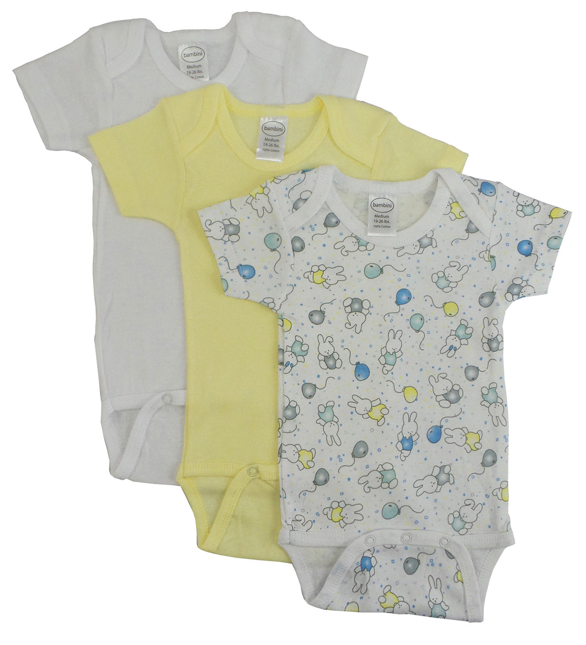 Bambini Girls' Printed Short Sleeve Variety Pack - Horizon Bliss