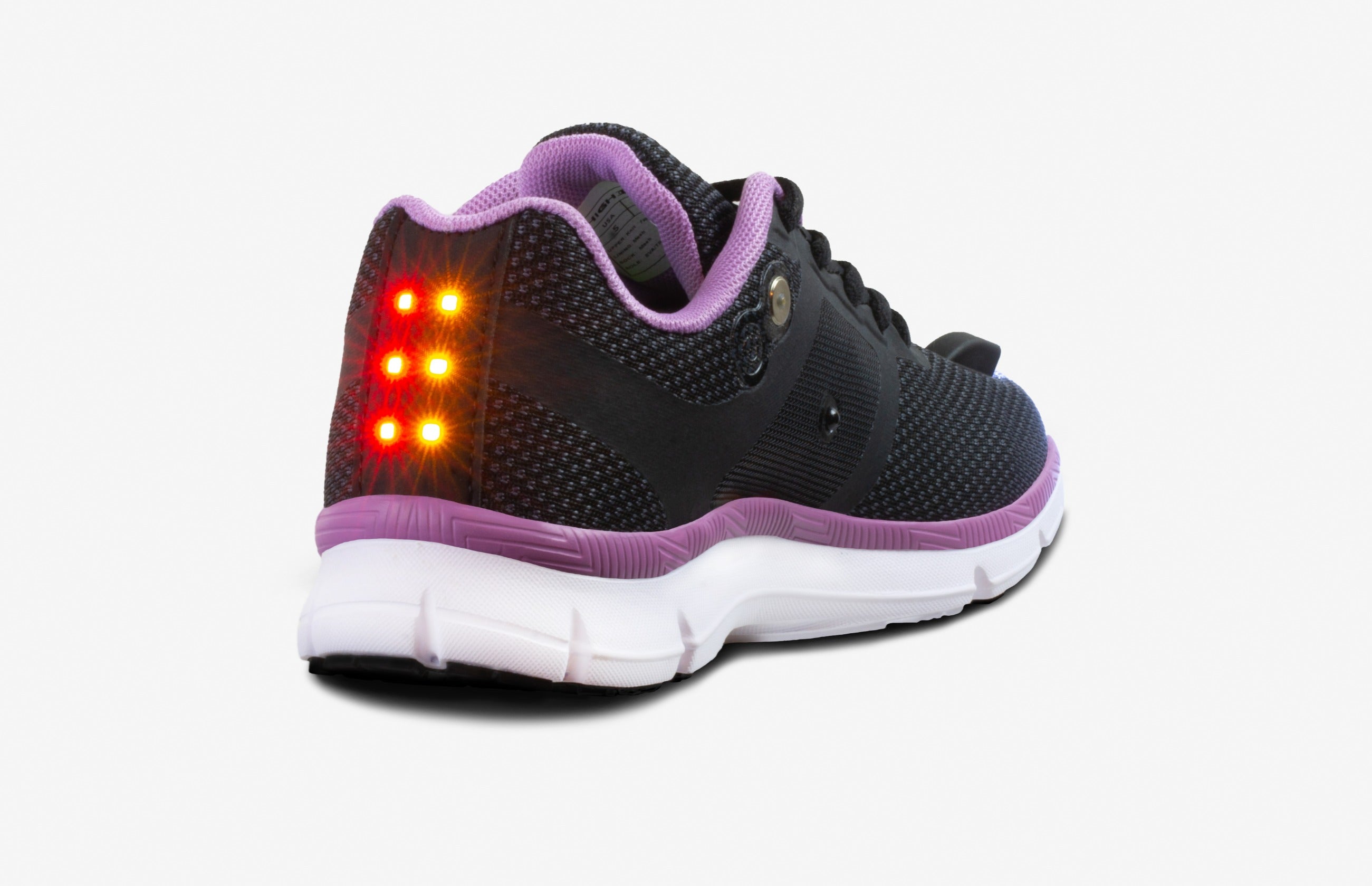 Women's Night Runner Shoes With Built-in Safety Lights - Horizon Bliss