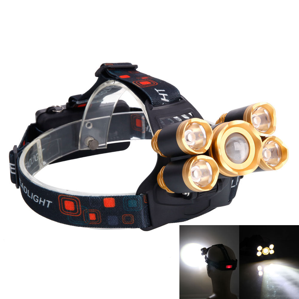 Outdoor 3.7V 2400LM Flexible Zoom Highlight Headlamp - Horizon Bliss