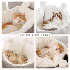 Buy 1 take 1, Small Pet Bed Sleeping Bag (Grey small)