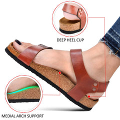 Aerothotic Amulet Comfortable Slingback Arch Supportive Women Sandals - Horizon Bliss